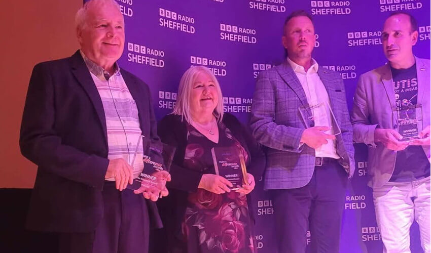 BBC Radio Sheffield Make a Difference Award winners