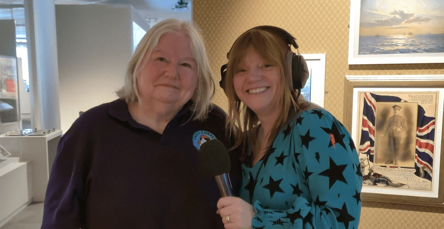 Sue Tate with Kate Bottley