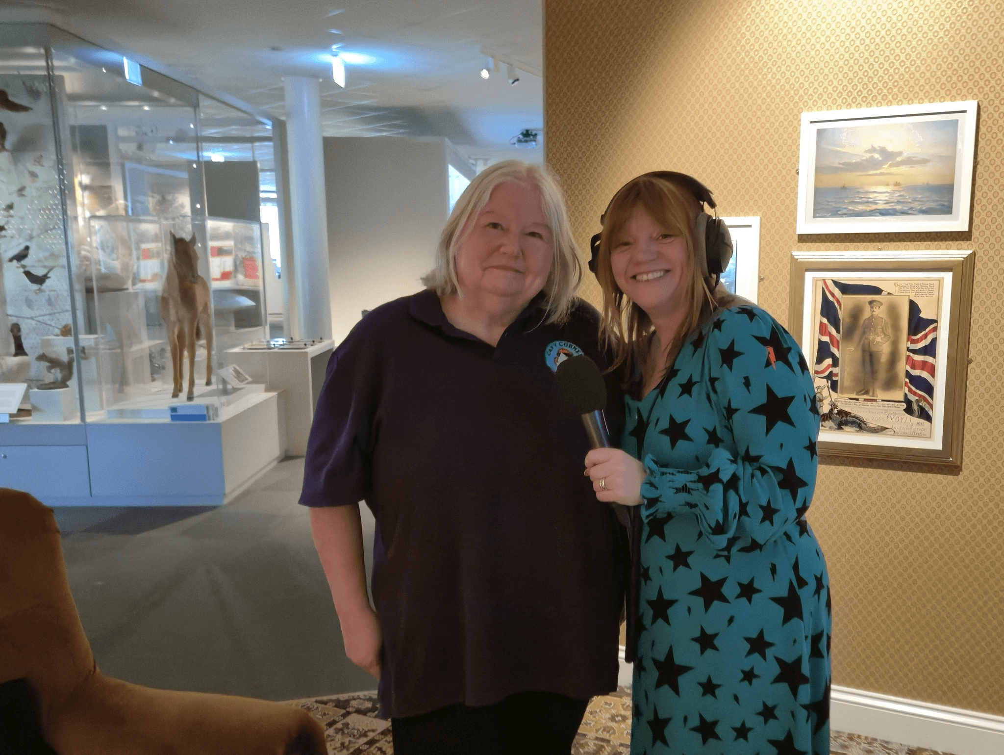 Sue Tate with Kate Bottley